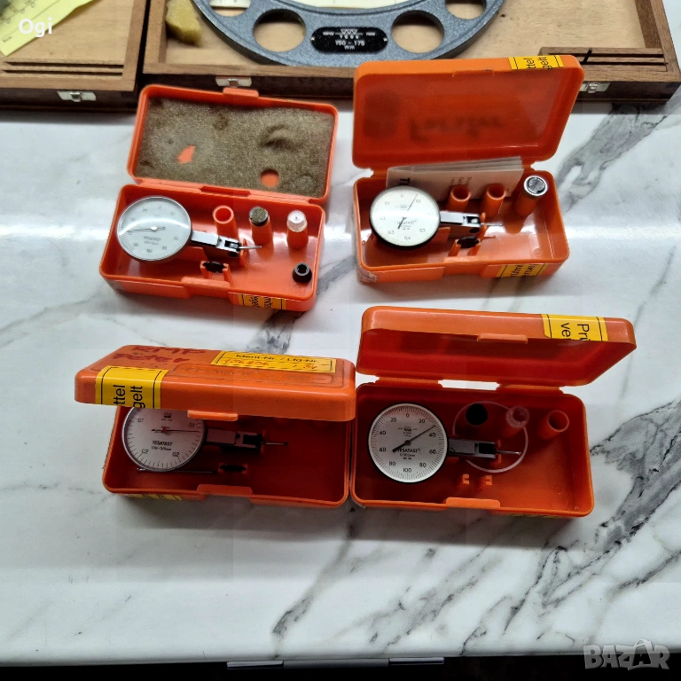 Индикаторен часовник TESA чупещо краче , снимка 1