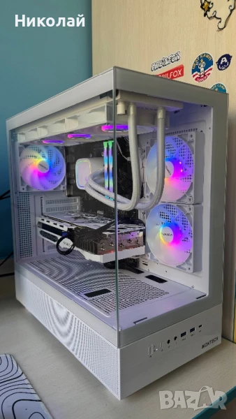 Геймърски компютър RX 7800 XT + Ryzen 7 7700 + 32GB DDR5 + Монитор 27” 180Hz – ГАРАНЦИЯ, снимка 1