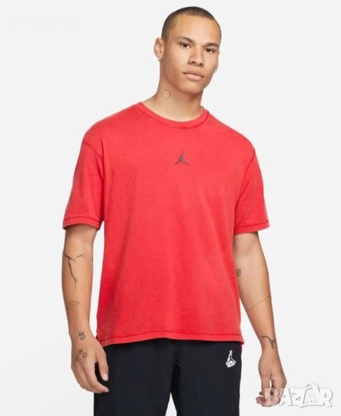 Мъжка тениска Jordan Dri-FIT Gym Red/Black - размер S, снимка 1