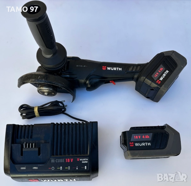Wurth AWS 18-125 P Compact - Безчетков акумулаторен ъглошлайф 18V M-Cube, снимка 1