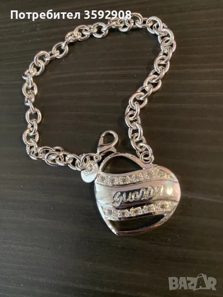 Сребърна гривна guess, снимка 1