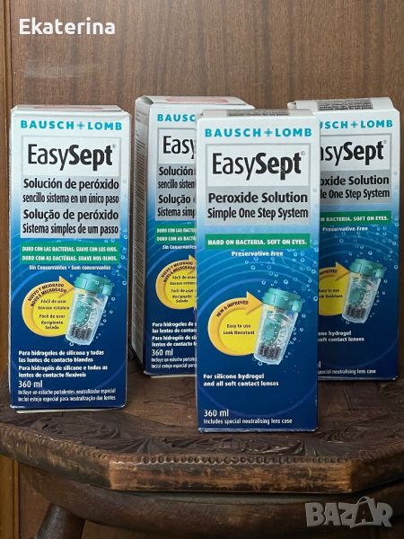 Bausch & Lomb EasySept 360 ml пероксиден разтвор за меки контактни лещи, снимка 1