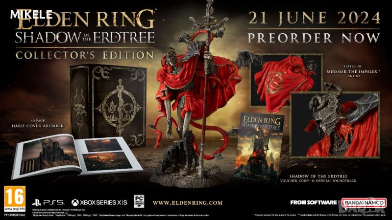 Elden Ring Shadow of the Erdtree - Collector's Edition, снимка 1