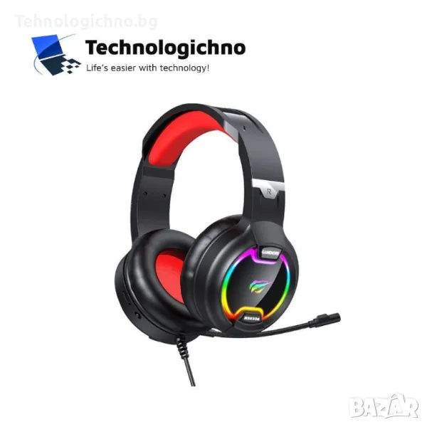 Гейминг слушалки Havit GAMENOTE H2233D RGB, снимка 1