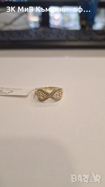 Златен Пръстен 2.28гр 04765-25, снимка 1