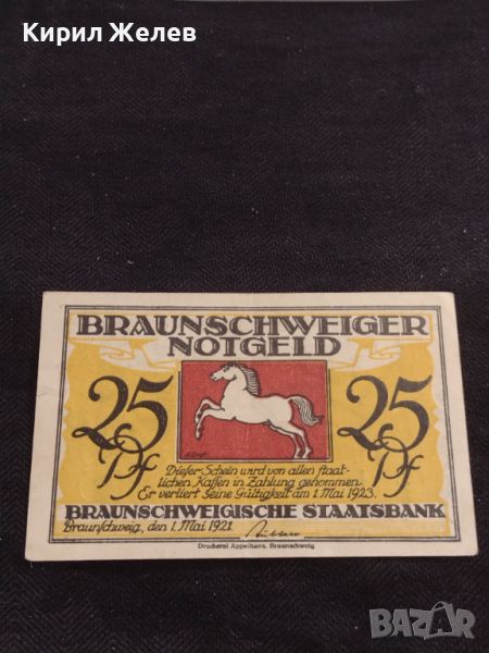 Банкнота НОТГЕЛД 25 пфенинг 1923г. Германия перфектно състояние за КОЛЕКЦИОНЕРИ 45045, снимка 1