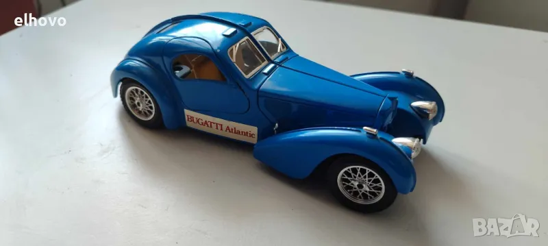 Метална количка Bugatti Atlantic(1936) Burago 1/24, снимка 1