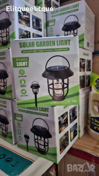 Градинска соларна лампа YH-169 с 3 режима за работа, снимка 1