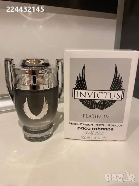 Paco Rabanne Invictus Platinum 100ml EDP Tester , снимка 1