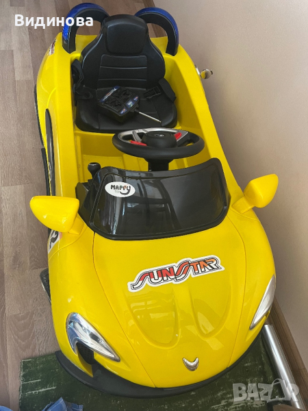 Електрическа количка Mappy, Дистанционно, Aero Yellow, снимка 1