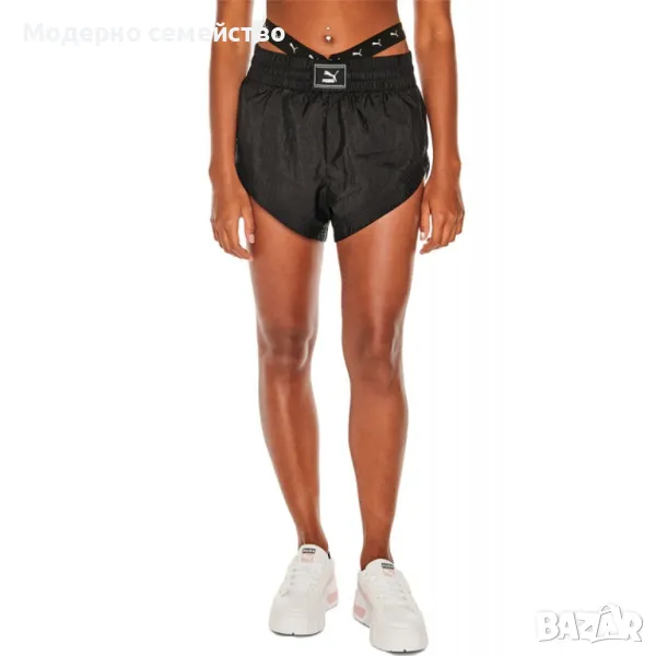 Дамски къси панталони PUMA Dare To Woven Shorts Black, снимка 1