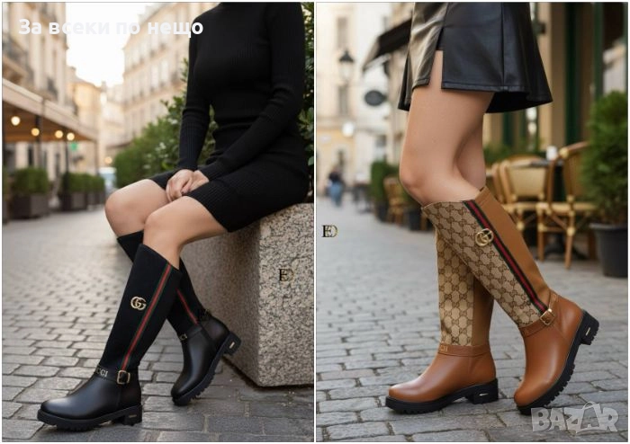Gucci Дамски Зимни Ботуши Гучи - 2 Цвята Код SK246, снимка 1
