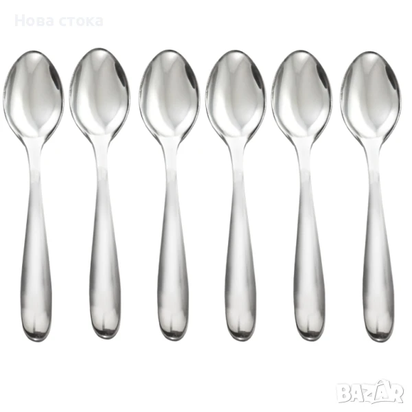 Комплект лъжици за кафе, 6 броя, снимка 1