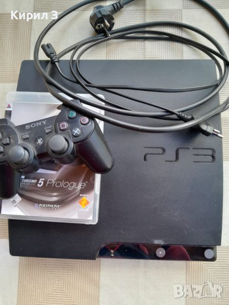 Playstation 3 комплект с джойстик и игра, снимка 1