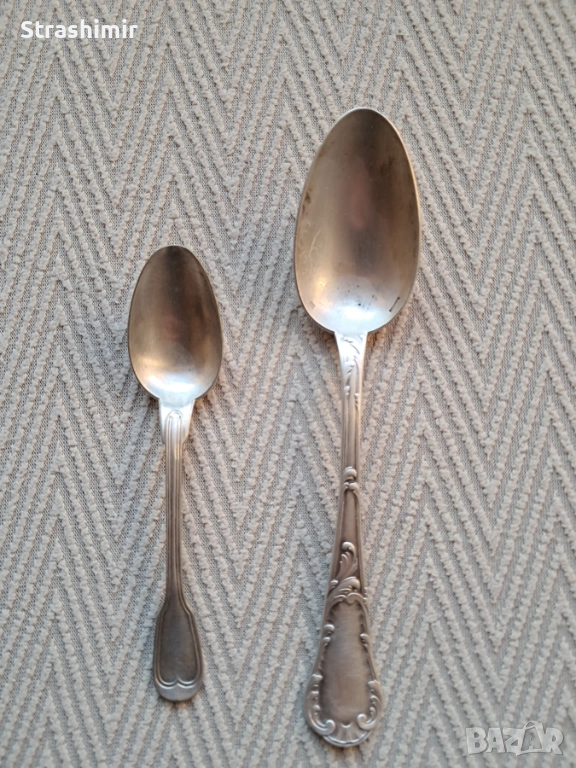 Посребрена лужица - малка и голяма Метален, механичен, с автоматично увеличаване на номера при всяко, снимка 1