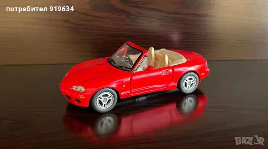 Продавам метална количка Mazda MX-5 (NB) в мащаб 1:43, снимка 1