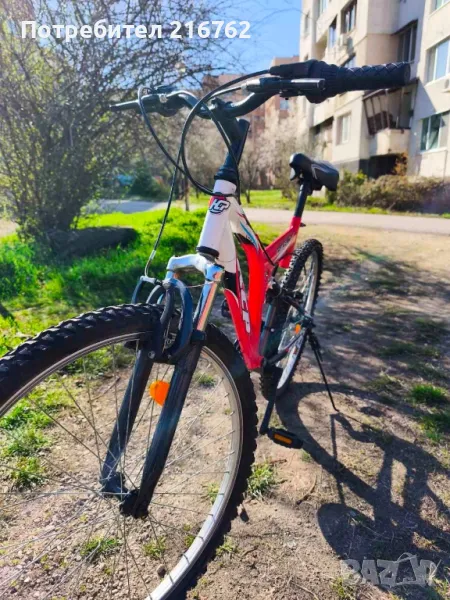 Продавам велосипед 26" със скорости Shimano и два амортисьора, снимка 1