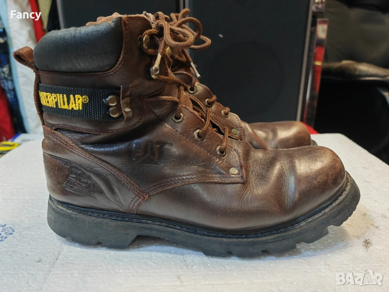 Мъжки кожени Ботев Caterpillar 45 номер , снимка 1