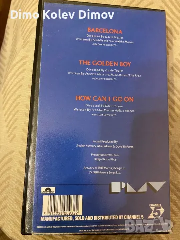 Freddie Mercury & Monserrat Caballe HiFi VHS, Mega Rare!, снимка 2 - Други музикални жанрове - 50179332