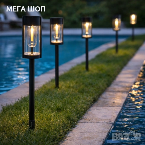 Градинската соларна лампа XF-2902 - стилно и практично решение за осветление на двор, алеи и тераси, снимка 3 - Друга електроника - 53856071