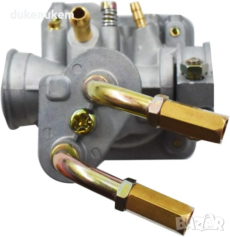 Карбуратор с въздушен филтър, газ-жило и смукач за Yamaha PW50/ Y-Zinger 50, снимка 2 - Аксесоари и консумативи - 53020266