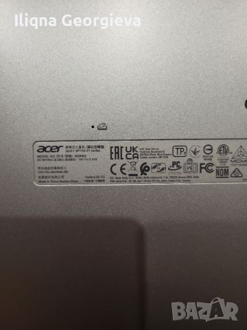 Laptop Acer tuchskrin, снимка 5 - Лаптоп аксесоари - 45325776