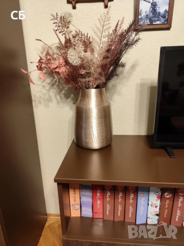Голяма алуминиева ваза с модерен дизайн, снимка 9 - Вази - 52685725