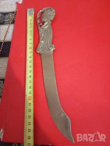 Античен нож за отваряне на писма,за декорация, снимка 3 - Антикварни и старинни предмети - 43211346