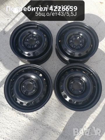 Железни джанти 14' 4х100 , снимка 3 - Гуми и джанти - 52518978