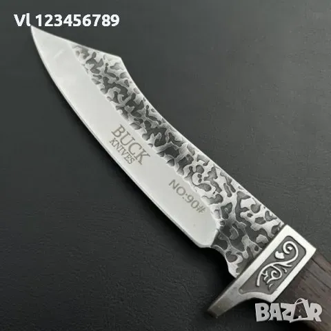 Ловен нож BUCK KNIVES 90 , 5CR13Моv, 170x300 mm, снимка 3 - Ножове - 48490639