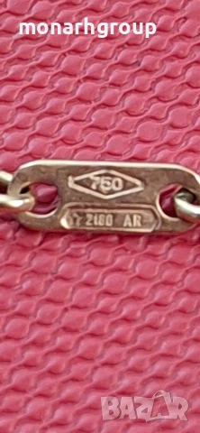 Златна верижка с висулка 18к, снимка 6 - Колиета, медальони, синджири - 53857727