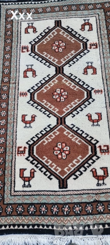 Ръчно тъкана вълнена персийска пътека.Топ качество за ценители., снимка 3 - Пътеки - 53847796