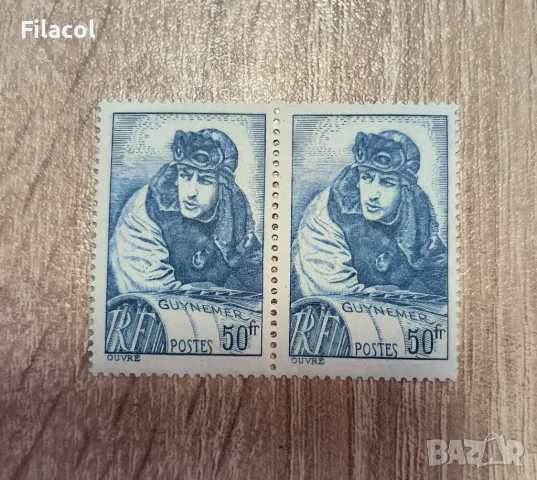 Франция 1940 Жорж Гинемер, 1894-1917 MNH чифт, снимка 1 - Филателия - 50228864