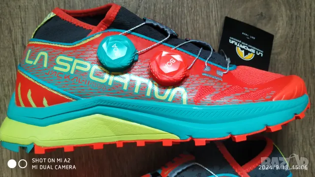 La Sportiva Jackal II Boa Cherry Tomato/lagoon, снимка 2 - Маратонки - 47228988