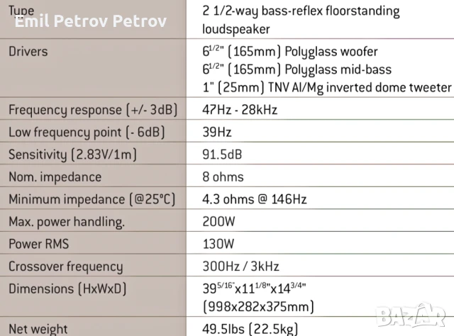 Промо ⭐ ⭐ ⭐ JMLAB FOCAL 816 V висок клас Френски тонколони , снимка 10 - Тонколони - 51026547