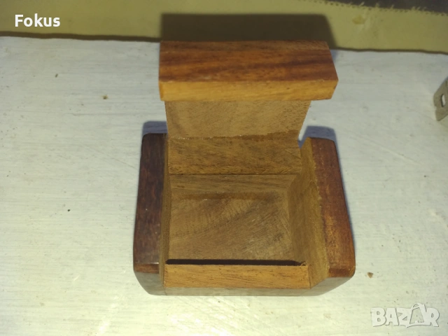 ДЪРВЕНА КУТИЯ ЗА ЧАСОВНИК, снимка 2 - Антикварни и старинни предмети - 53511740