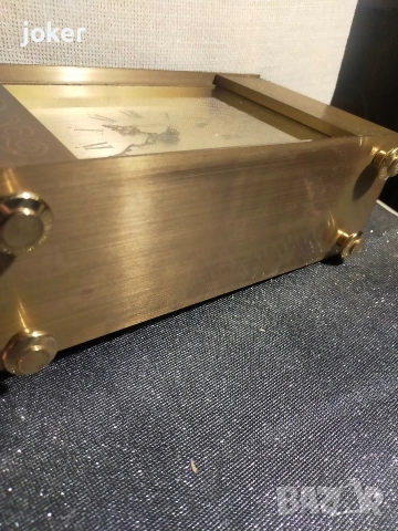 метален настолен часовник, снимка 4 - Други стоки за дома - 54102403