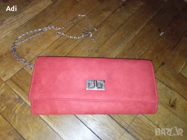 Елегантни червени обувки и чанта към тях, снимка 3 - Дамски елегантни обувки - 49895858