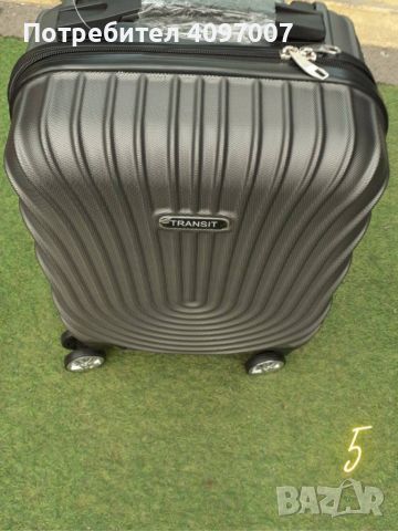 Стилен куфар с колелца за ръчен багаж с твърдо покритие 40/30/20см, снимка 5 - Куфари - 45660607