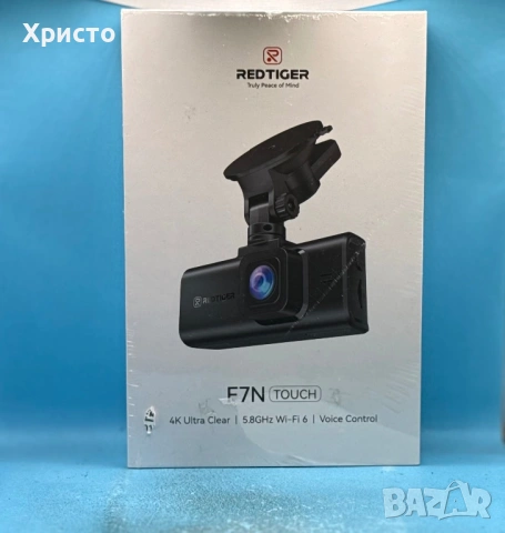 НОВО!!! Видеорегистратор REDTIGER F7N Touch 4K+FHD, WiFi, Нощно виждане, 170°, 3.18" IPS , снимка 2 - Аксесоари и консумативи - 54115835