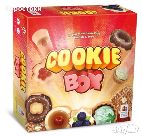 Настолна игра Asmodee Cookie Box, настолна игра за 2-4 играчи, 6+ години, италианска версия, снимка 3 - Игри и пъзели - 47240866