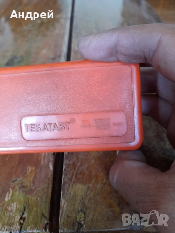 Стар индикаторен часовник Tesatast, снимка 2 - Антикварни и старинни предмети - 51838469