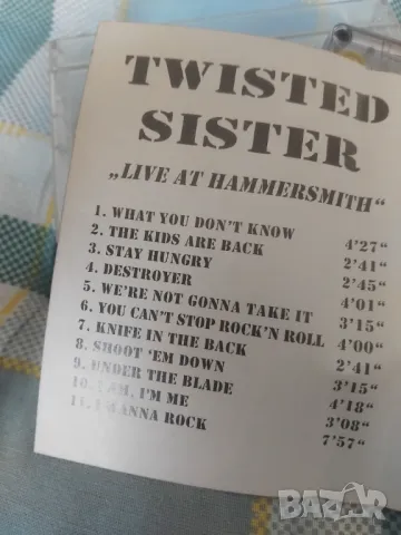 Twisted Sister – Live At Hammersmith - аудио касета музика, снимка 2 - Аудио касети - 48856003