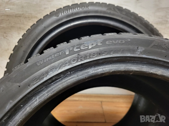 245/40/18 Hankook / зимни гуми, снимка 7 - Гуми и джанти - 52353348