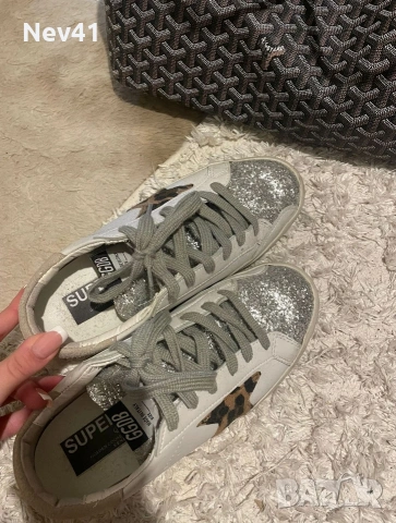 Дамски маратонки №38 – стил Golden Goose, много запазени, снимка 2 - Маратонки - 53770802