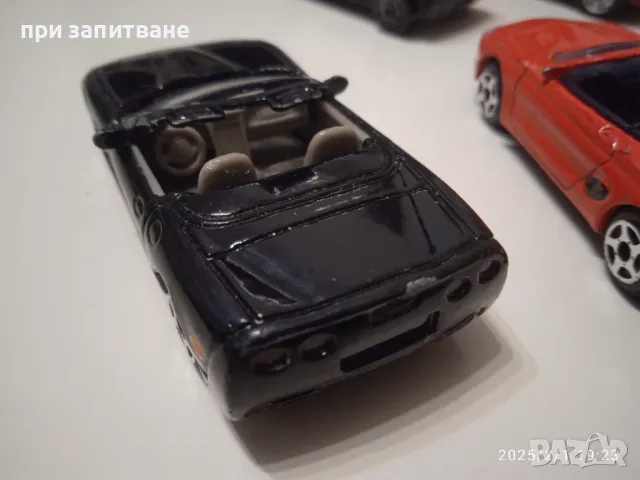 5 бр. метални колички китайски, Corvette, Mustang, Mini Cooper 1/64, снимка 5 - Колекции - 48922084