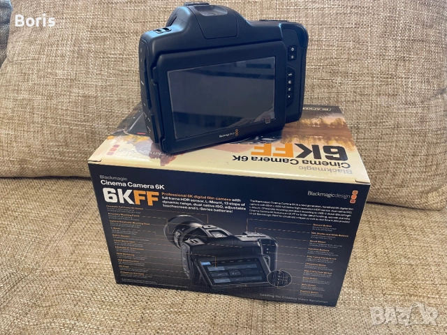 ПРОМО ЦЕНА! Камера Blackmagic Cinema Camera 6K (Leica L) (Full-Frame), снимка 3 - Камери - 51612765