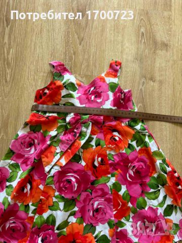 Празнична цветна рокля за момиче , снимка 4 - Детски рокли и поли - 45414013