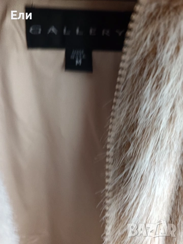 Палто с косъм , снимка 2 - Палта, манта - 53003698