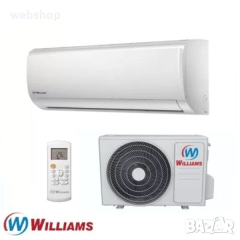 Инверторен Климатик Williams WSAB-12HRDN8 / WOX133-12HFN8, 12000 BTU, Клас A++, снимка 1 - Климатици - 46309012